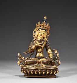 Vajrasattva Spiritual Bronze Statue Tibetan Buddhism