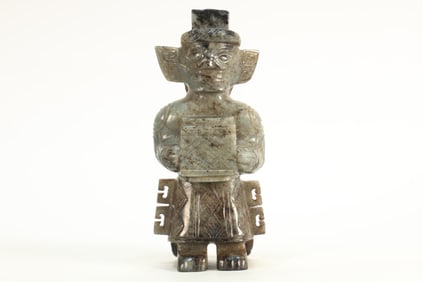 Jade Carved Character Shape Ornament