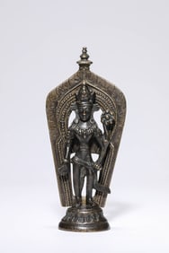 Tibetan Style Bronze Buddha Figure