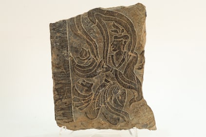Stone Carved Flying Beauty Pattern Board