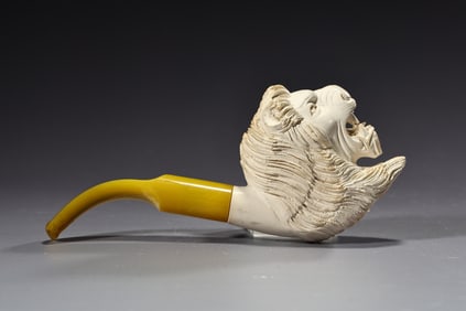 Meerschaum Pipe Lion Head