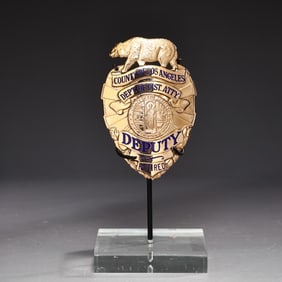 Retired Deputy District Attorney, County Of Los Angels Badge
