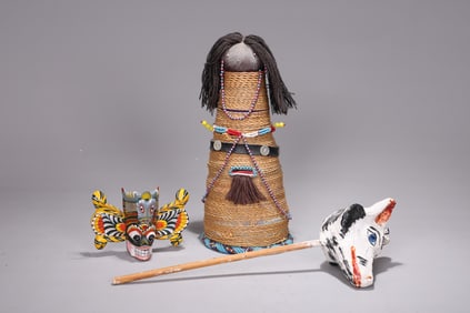 African Female Tribal Doll With Handcraft Attractive