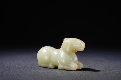 Jade Horse Figure