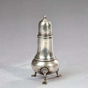 Sterling Silver Pear Shape Salt Shaker
