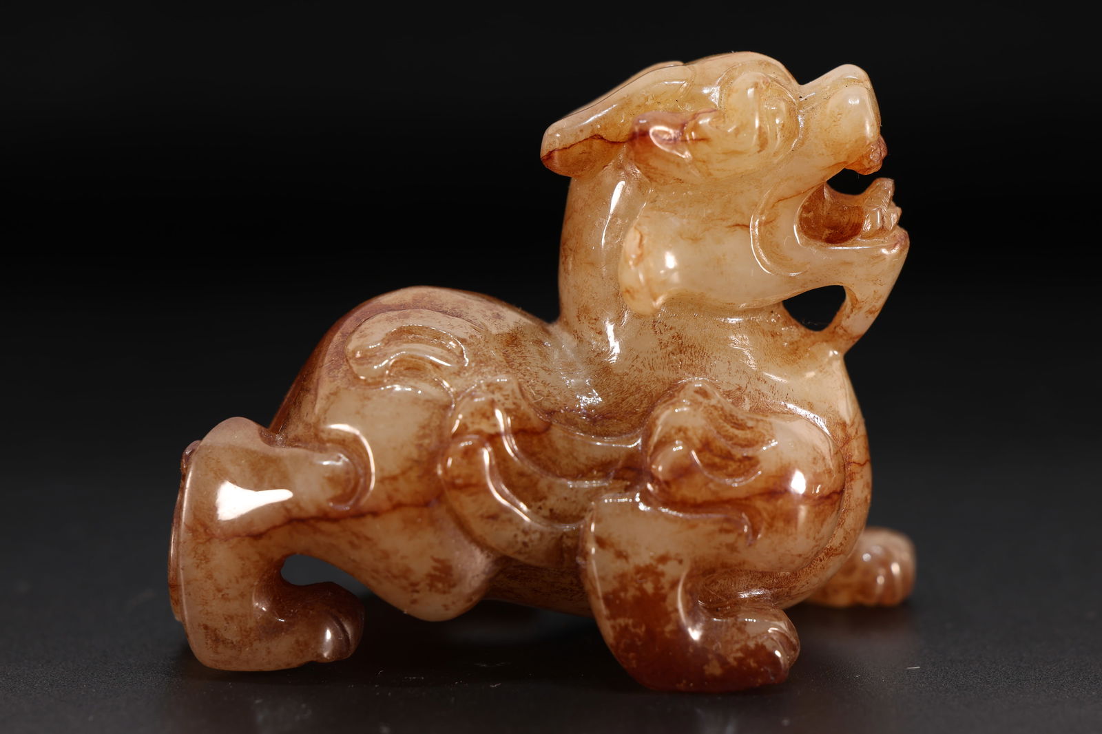 Jade Carved Beast Shape Ornament (1 of 7)