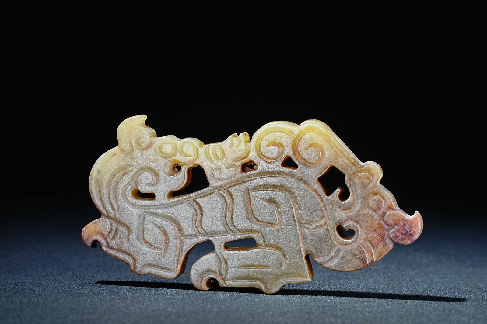 Jade Man with Dragon Pendant (1 of 9)