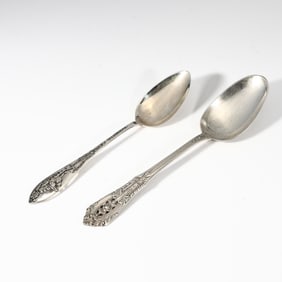 Two Sterling Silver Souvenir Spoons