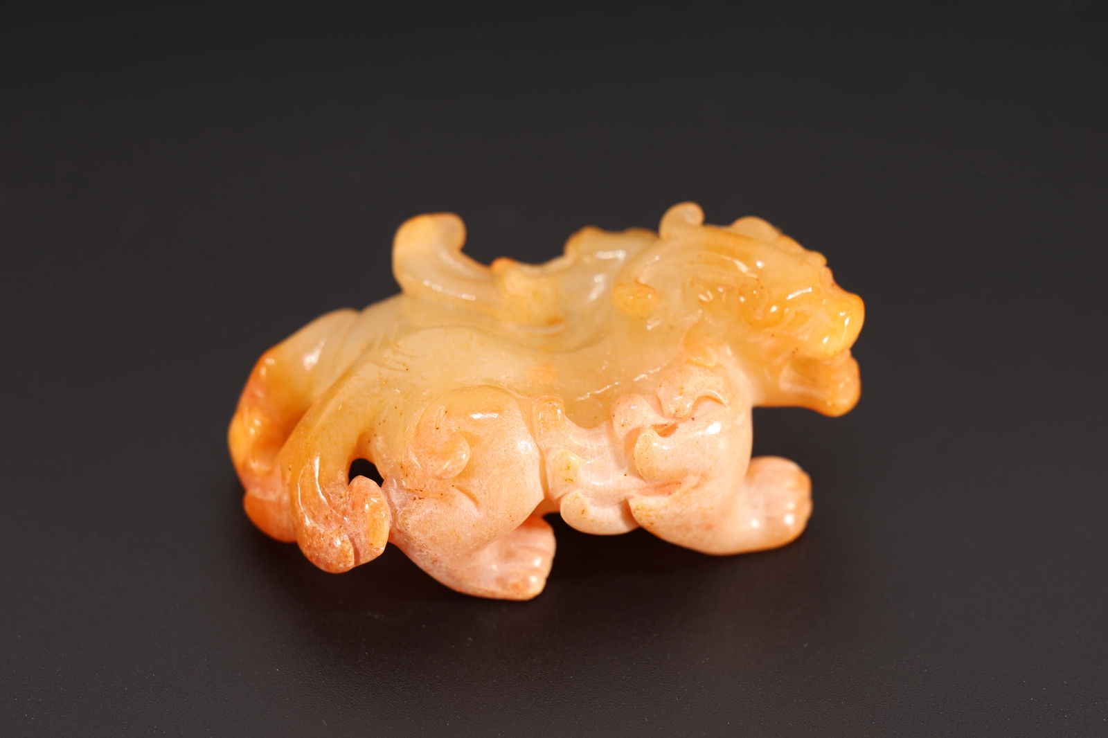 Jade Carved Dragon Shape Ornament (1 of 6)