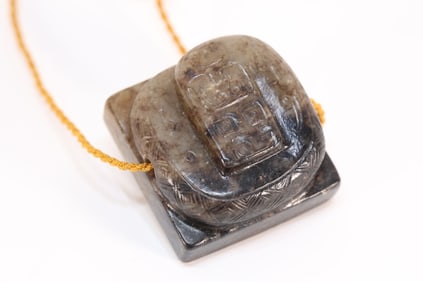 Jade Carved Beast Shape Stone Seal