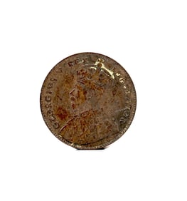 1926 Cyprus 1/4 Piastre George V Great Britain Colonial Coin