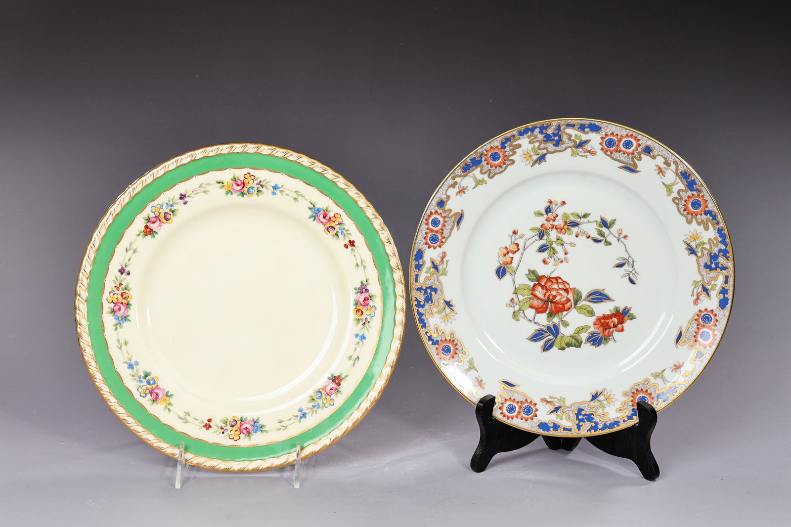 Bernardaud Karkal Dinner Plate And Minton Floral Dinner Plate: Bernardaud Karkal Dinner Plate And Minton Floral Dinner Plate (About 26 x 1.5 cm more or less)