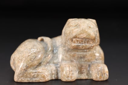 Jade Carved Beast Shape Ornament