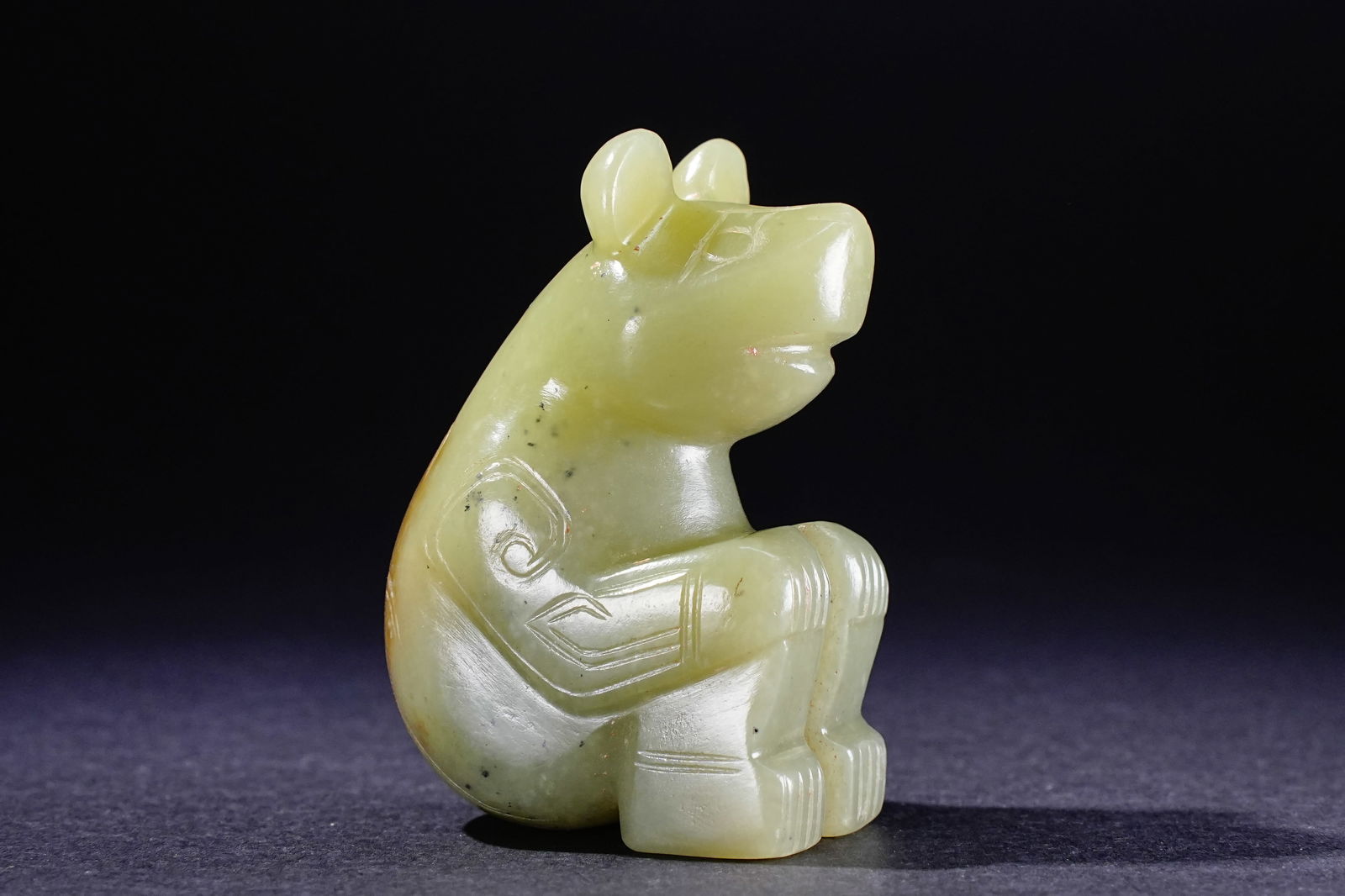 Jade Carved Beast Shape Ornament (1 of 11)