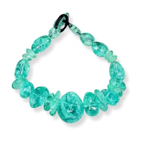 Vintage Monies Gerda Lynggaard Crackled Ice Necklace