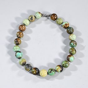 Chunky Turquoise Beaded Necklace