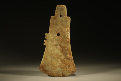 Jade Axe Ornament