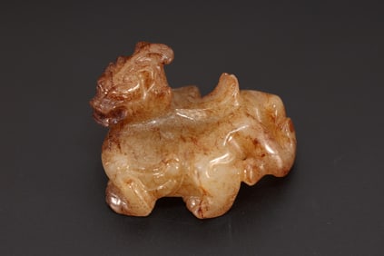 Jade Carved Beast Shape Ornament