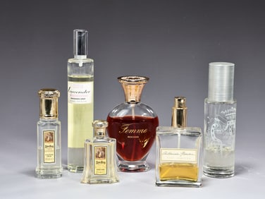 Group Of Vintage Designer Perfume By Femme Rochas,Yardley,Antonia’s