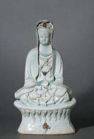 Hutian Ware Porcelain GuanYin Figure