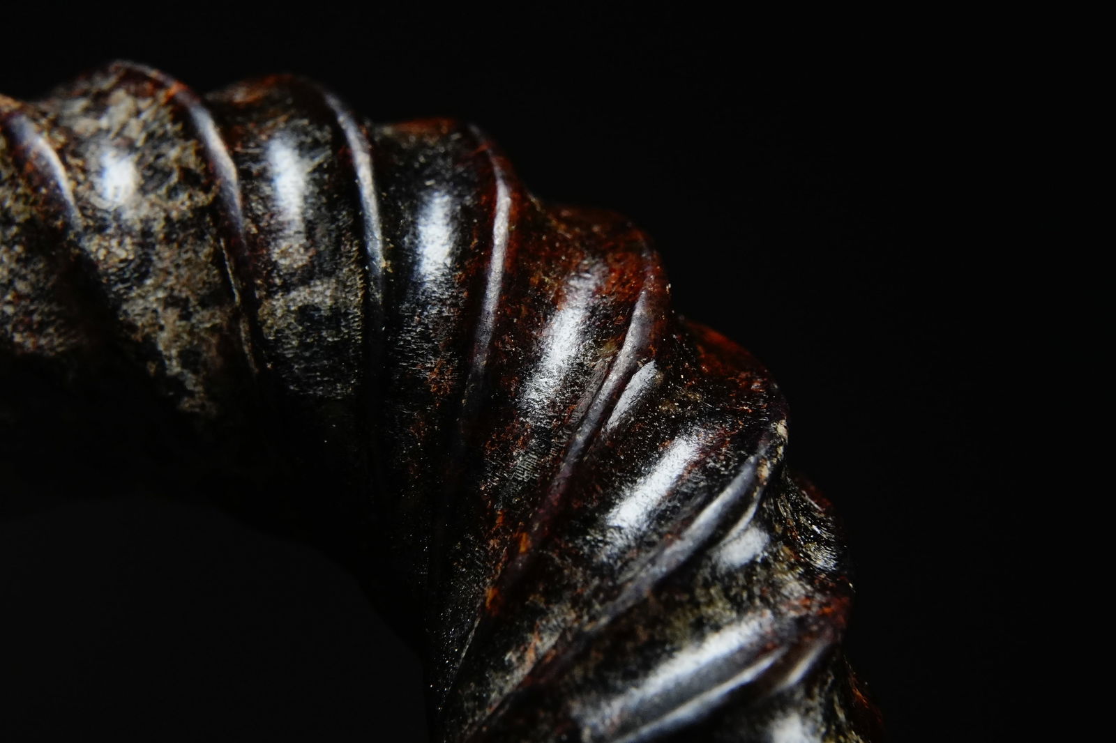 Jade Rope Pattern Ring - 3