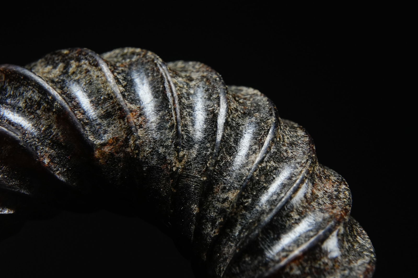 Jade Rope Pattern Ring - 8