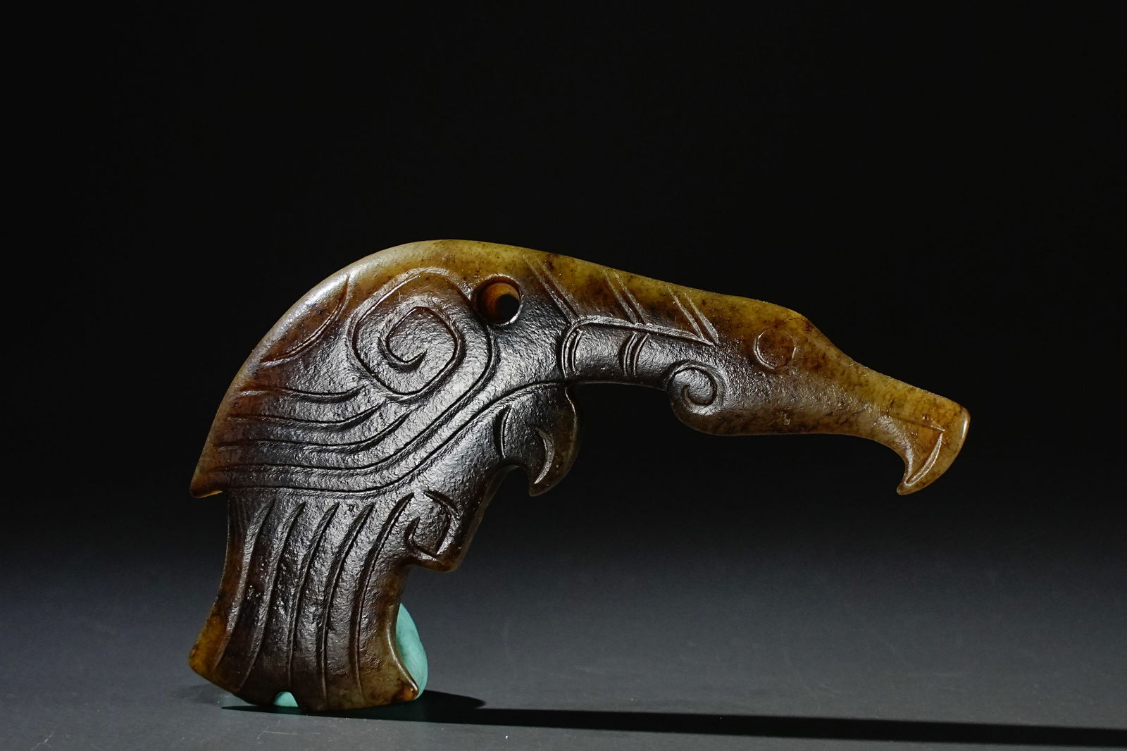 Jade Bird Shape Flake - 2