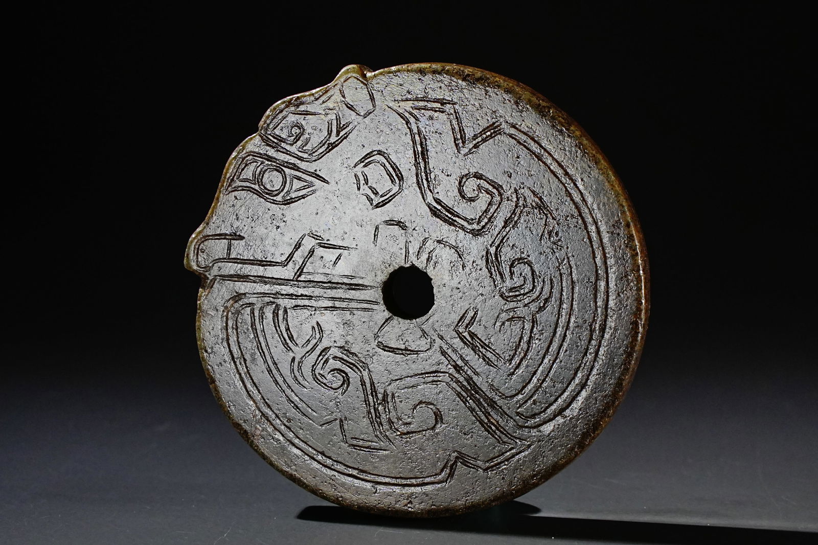 Jade Dragon Pattern Bi - 2