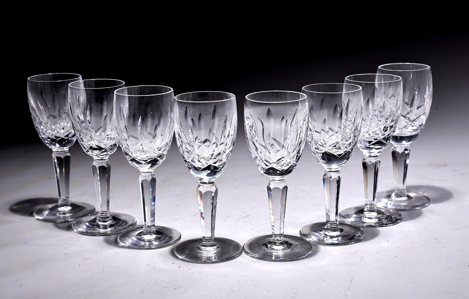 Waterford 5" Kildare Cordial Crystal Wine Glasses Set Of 8, (1 of 6)