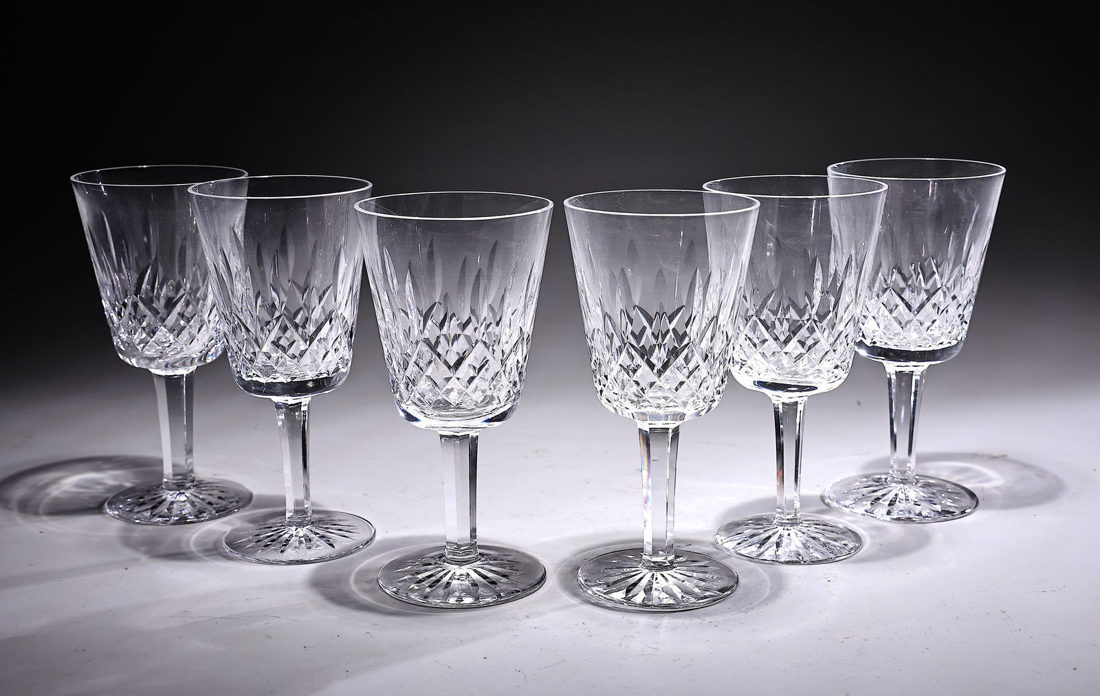 Waterford 5.5" Lismore Crystal Claret Wine/Juice Glasses Set Of 6 (1 of 6)