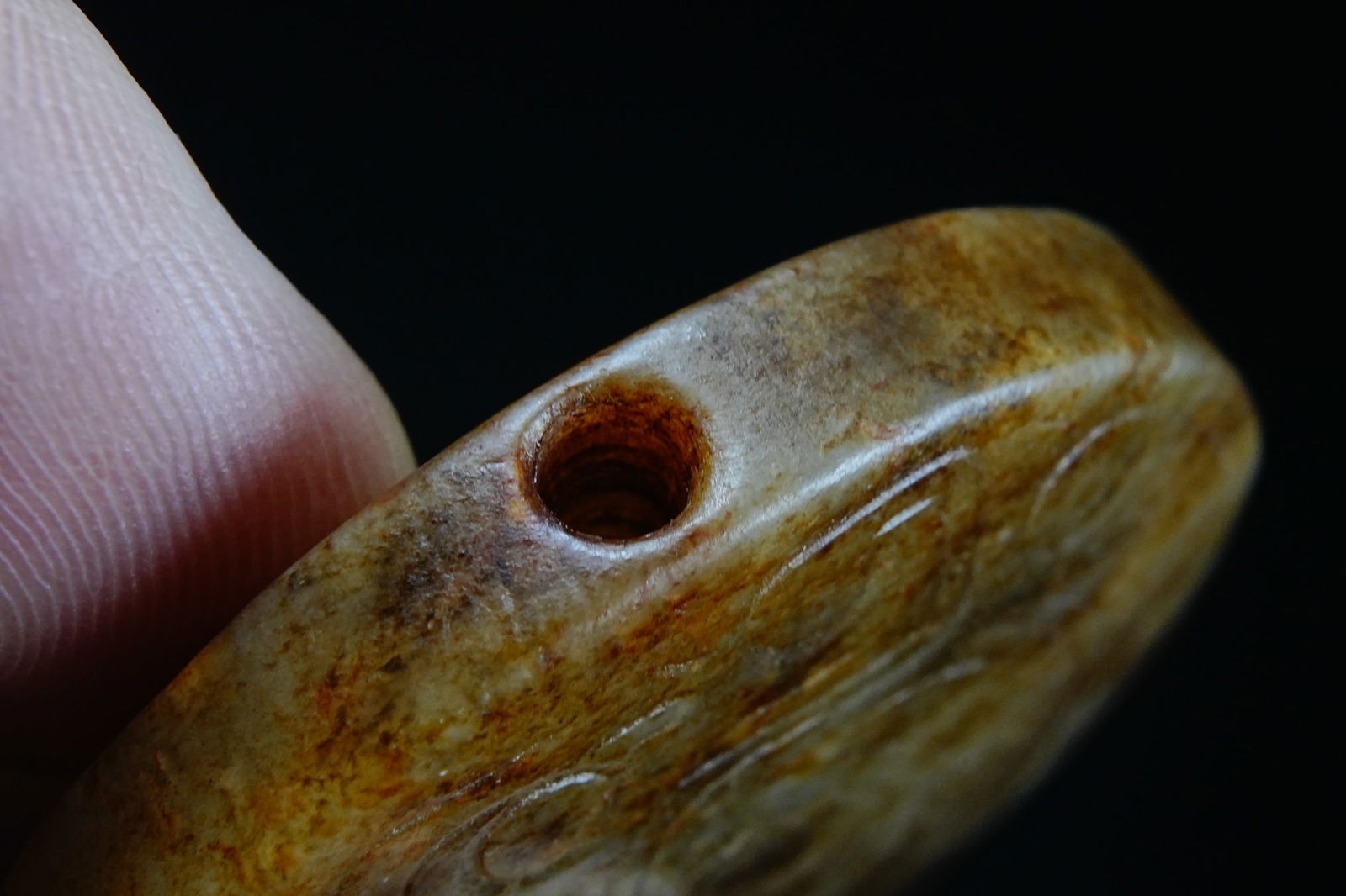 Jade Dragon with Phoenix Pattern Bi - 9