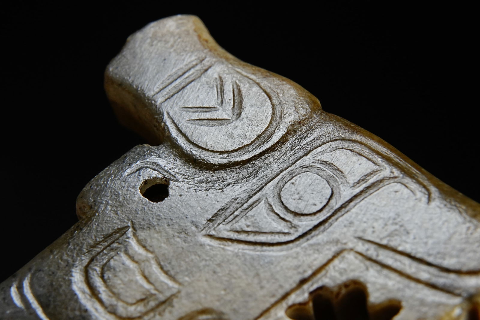 Jade Dragon Shape Flake - 4