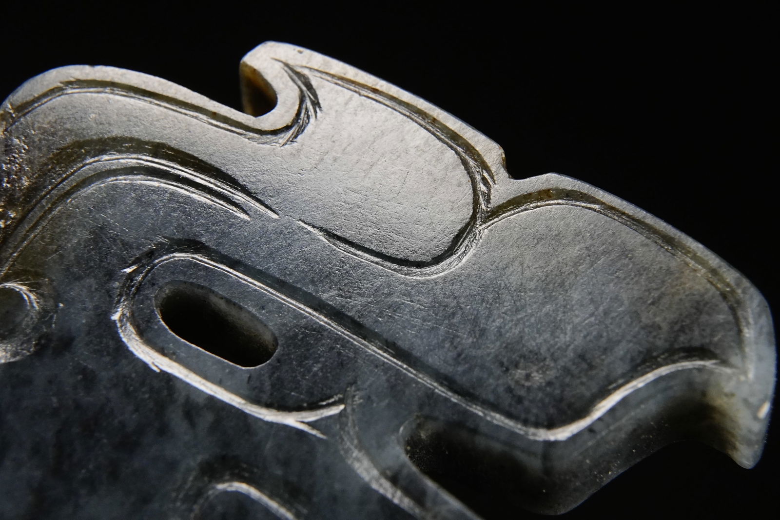 Jade Dragon Shape Flake - 3