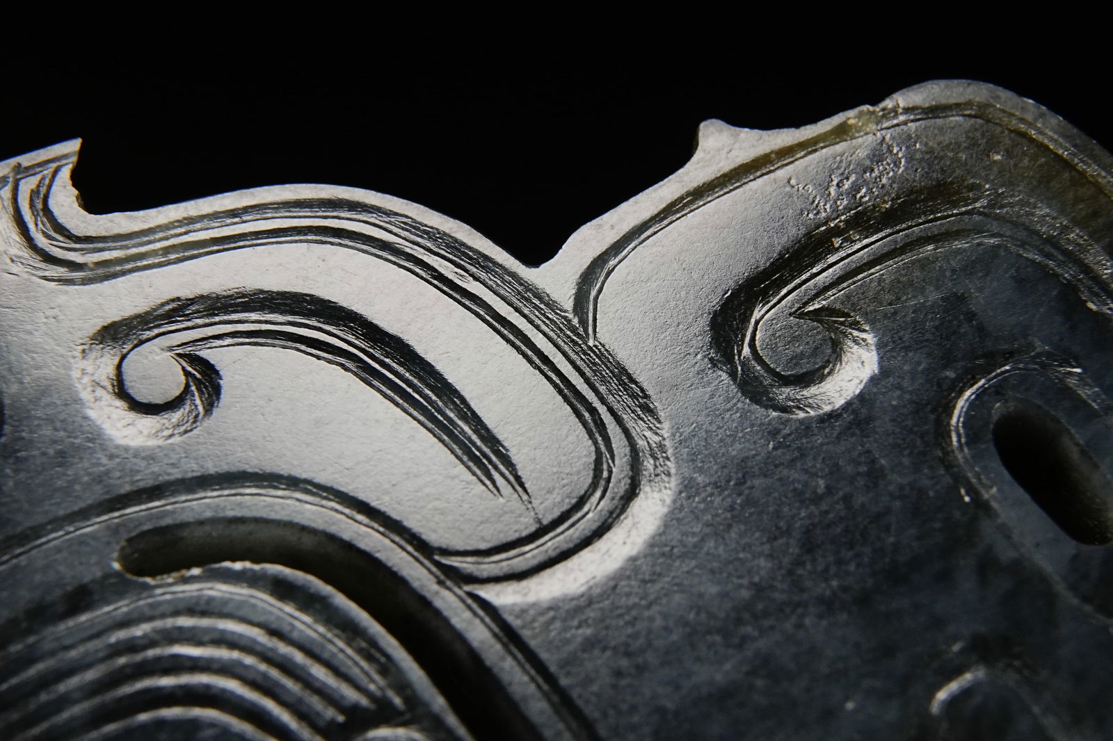 Jade Dragon Shape Flake - 4