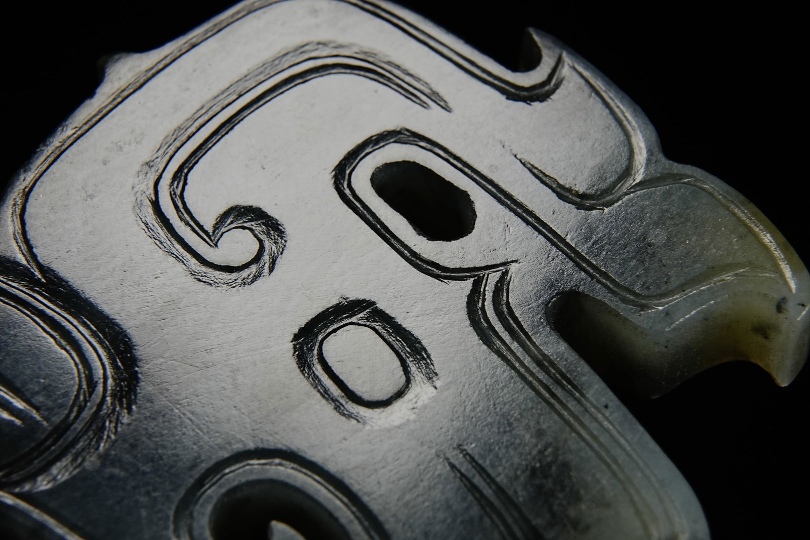 Jade Dragon Shape Flake - 7