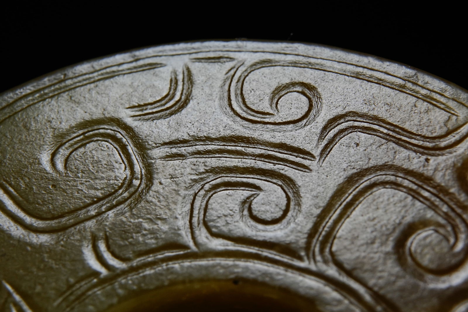 Jade Dragon Pattern Round Bi - 5