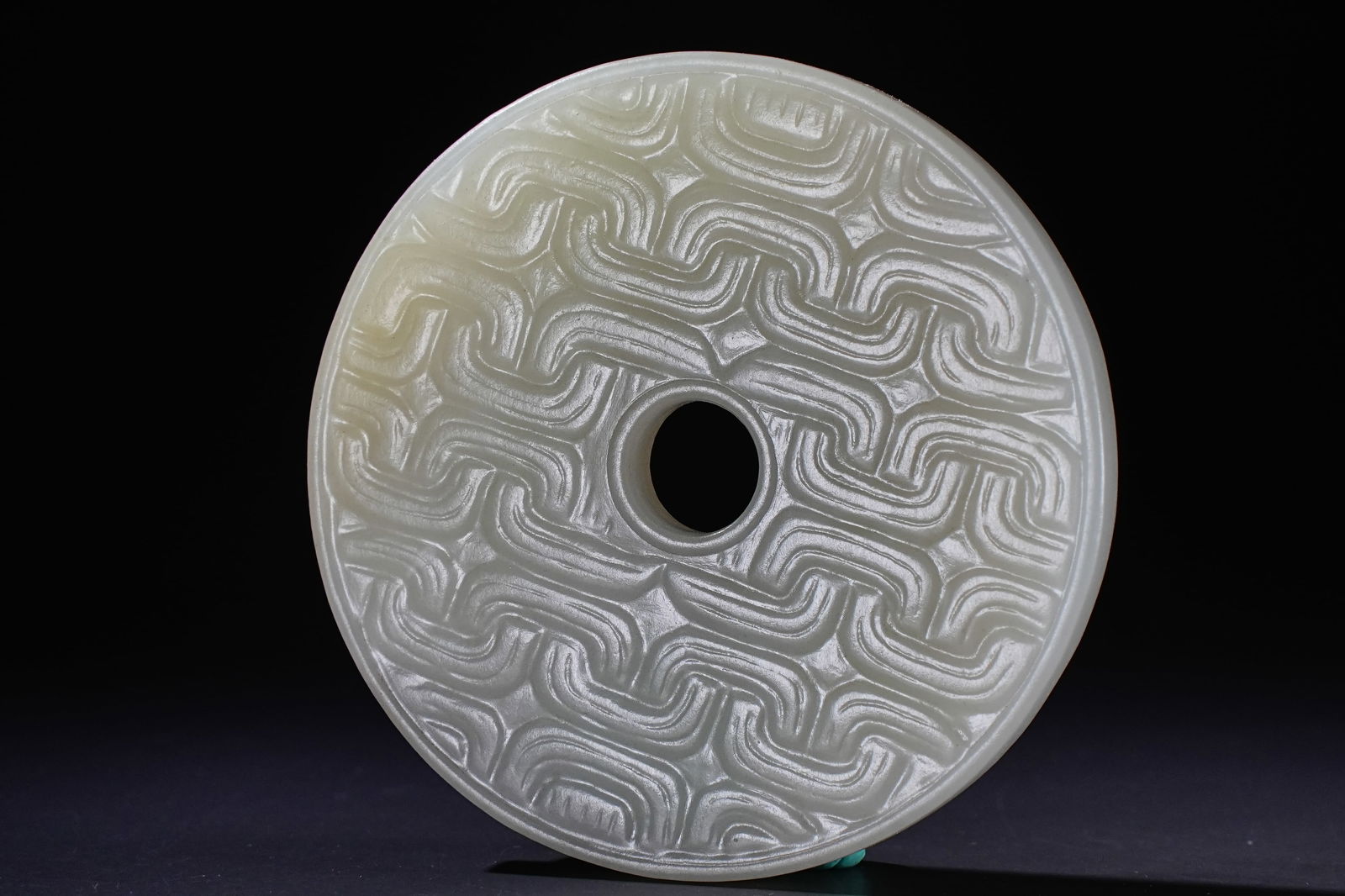 Jade Dragon Pattern Round Bi - 2