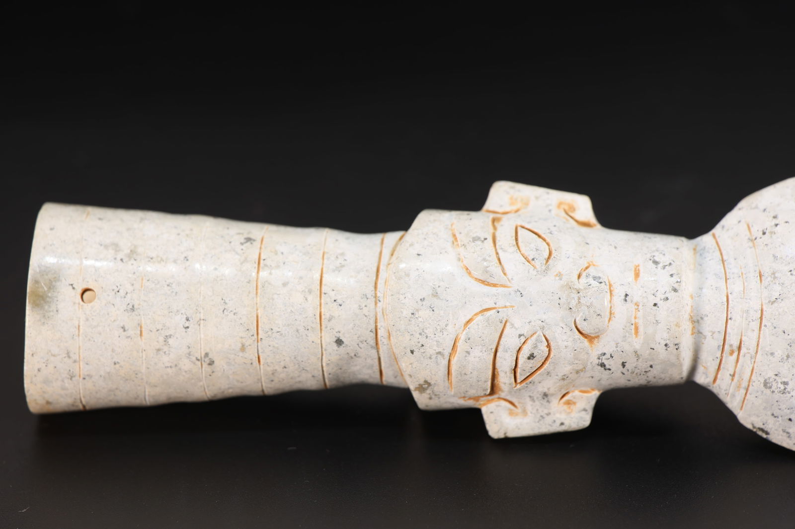 Jade Carved Beast Face Pattern Dagger - 6