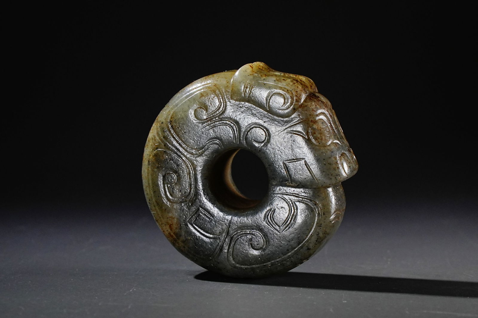Jade Dragon Ring Pendant (1 of 10)