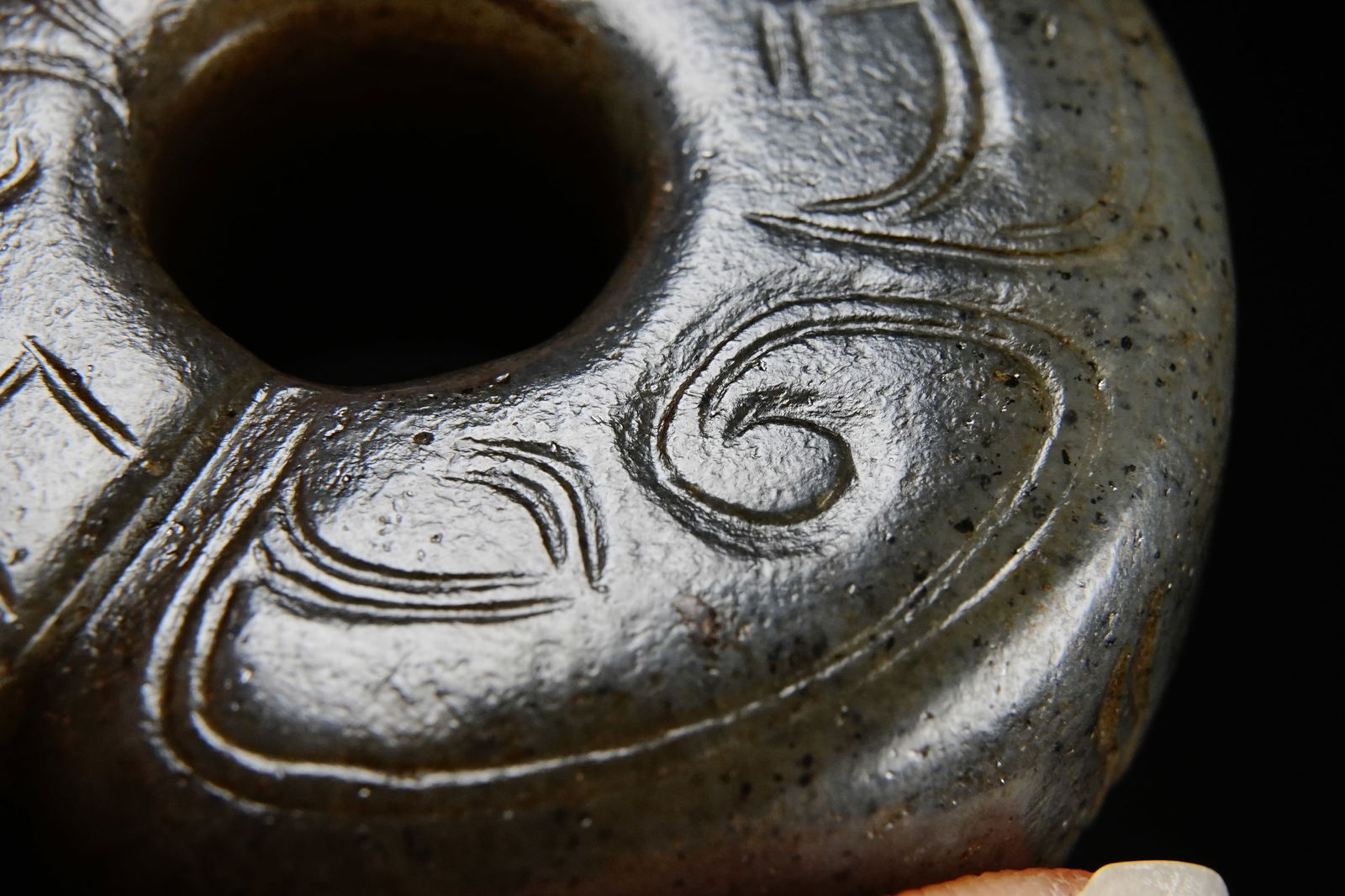 Jade Dragon Ring Pendant - 7