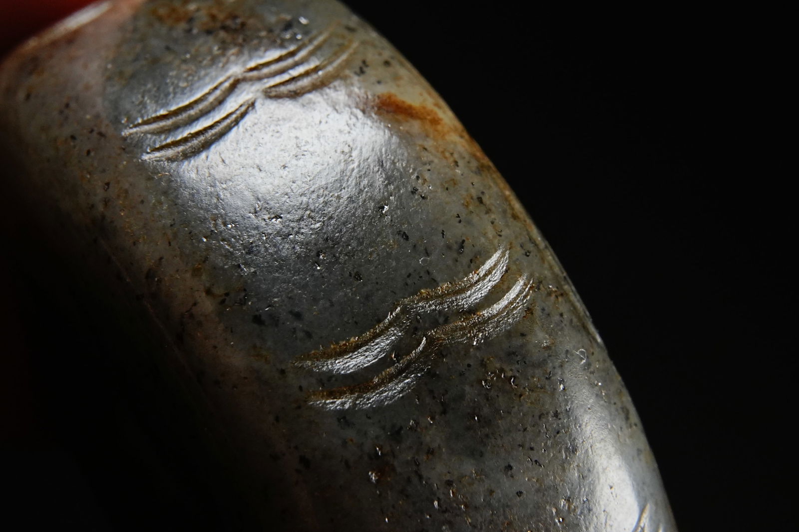 Jade Dragon Ring Pendant - 8