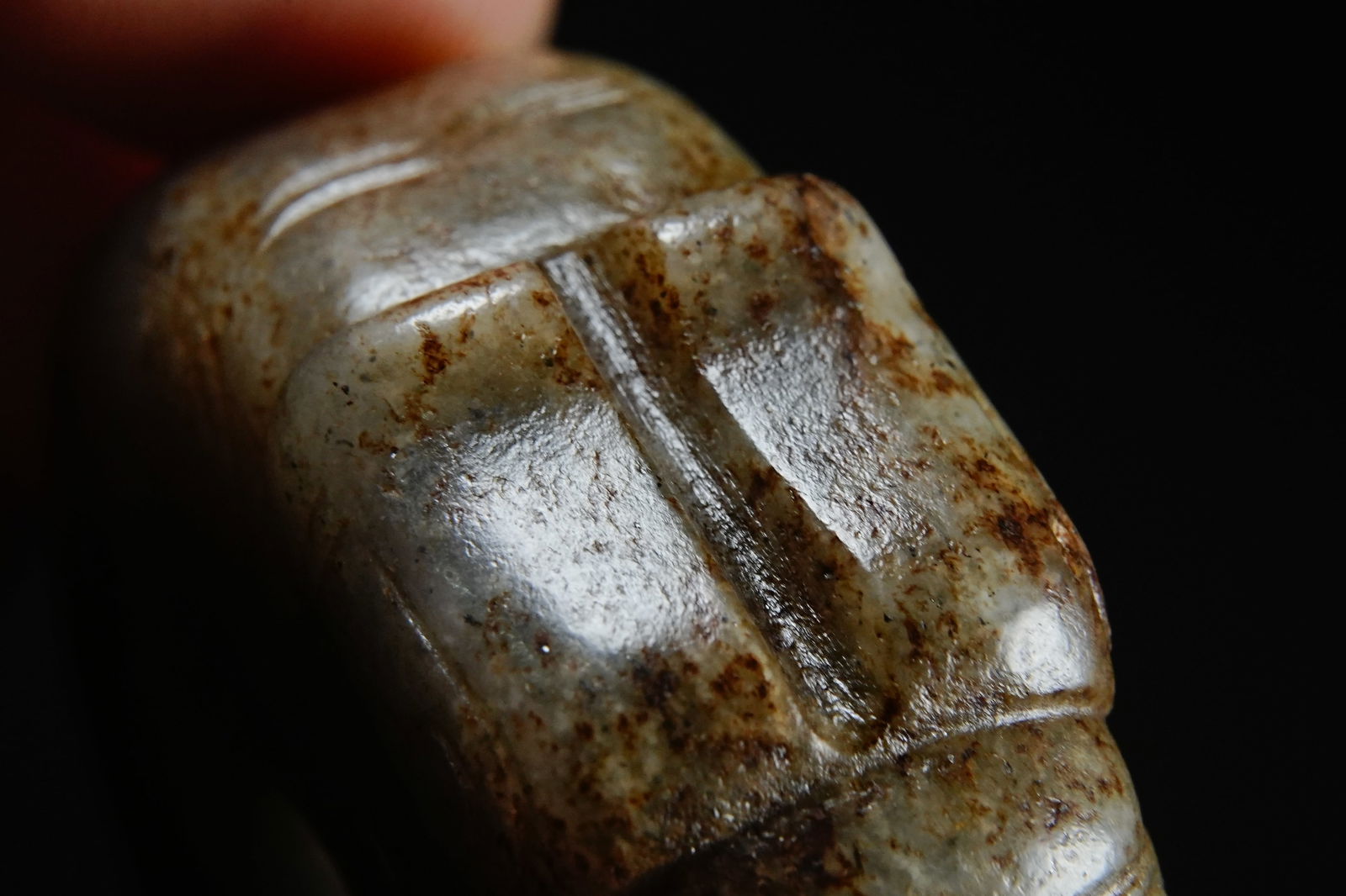 Jade Dragon Ring Pendant - 9