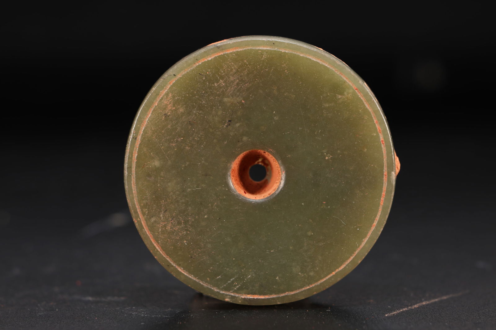 Jade Carved Bird Pattern Bi - 3