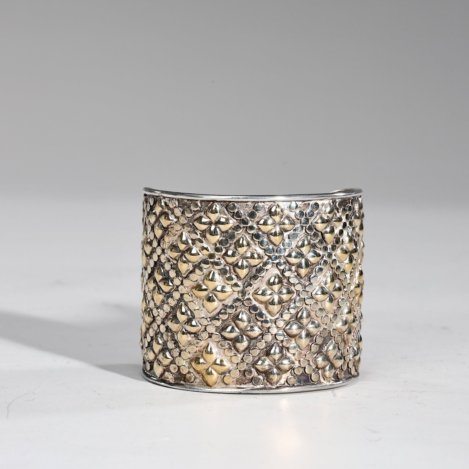 Anna Beck Bali Cuff Bangle Sterling Silver With 18k Gold Pated (1 of 7)