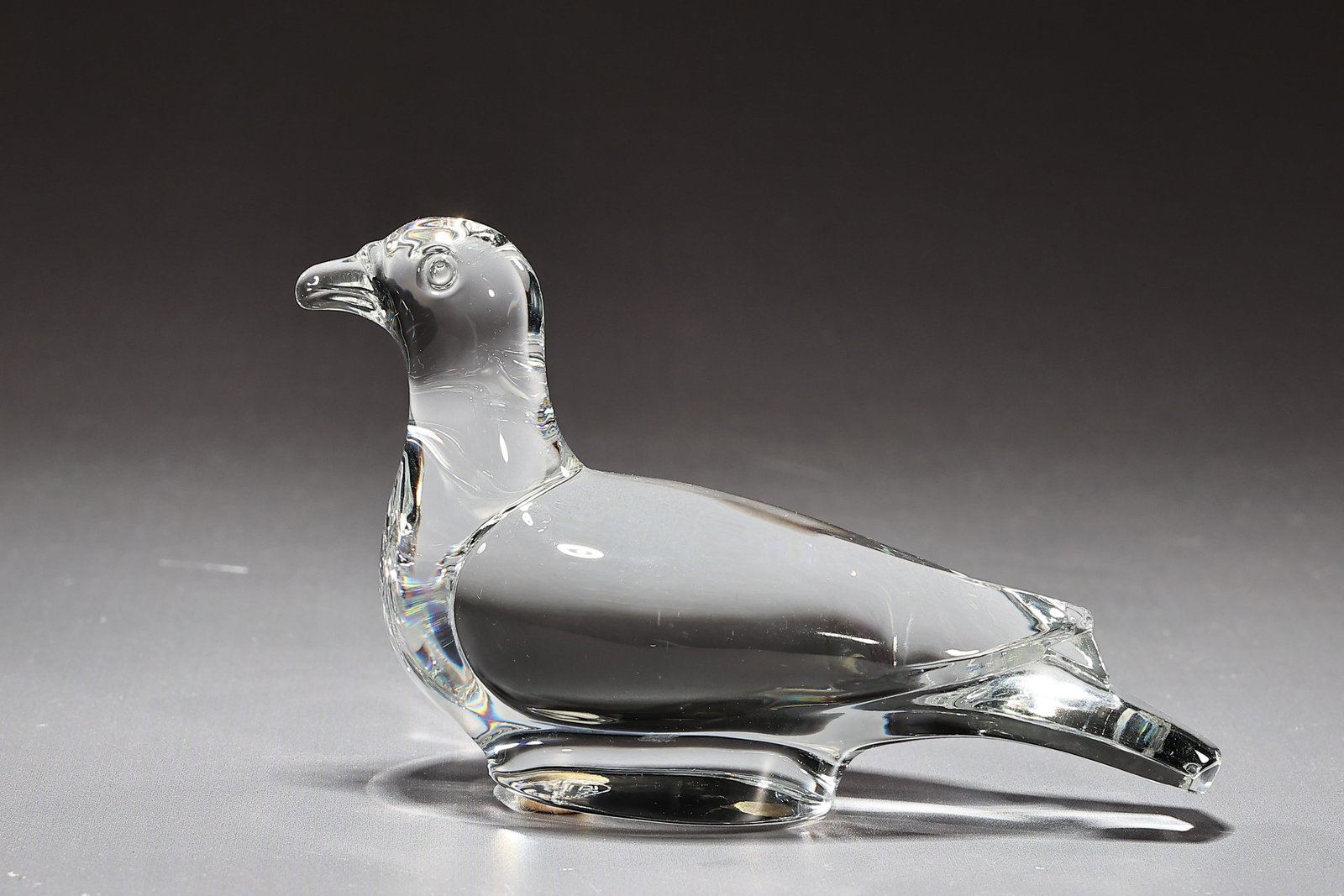Baccarat France Clear Crystal Turtle Dove Figurine (1 of 7)