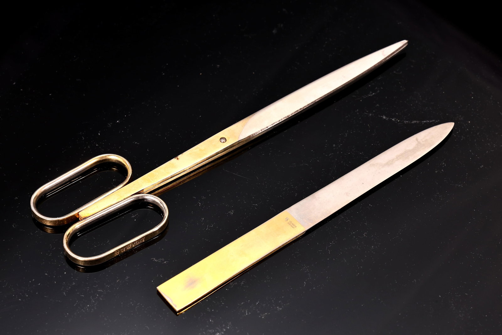 Vintage Desk Set Letter Opener & Scissors Solingen Germany (1 of 7)