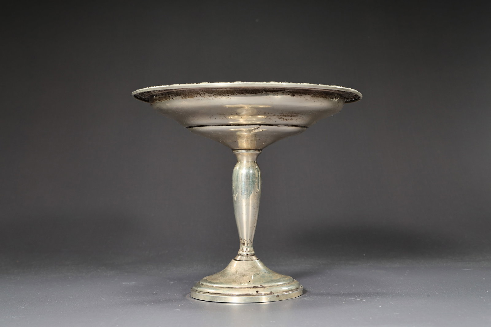 Sterling Silver Weighted Pedestal Candy Dish - 3