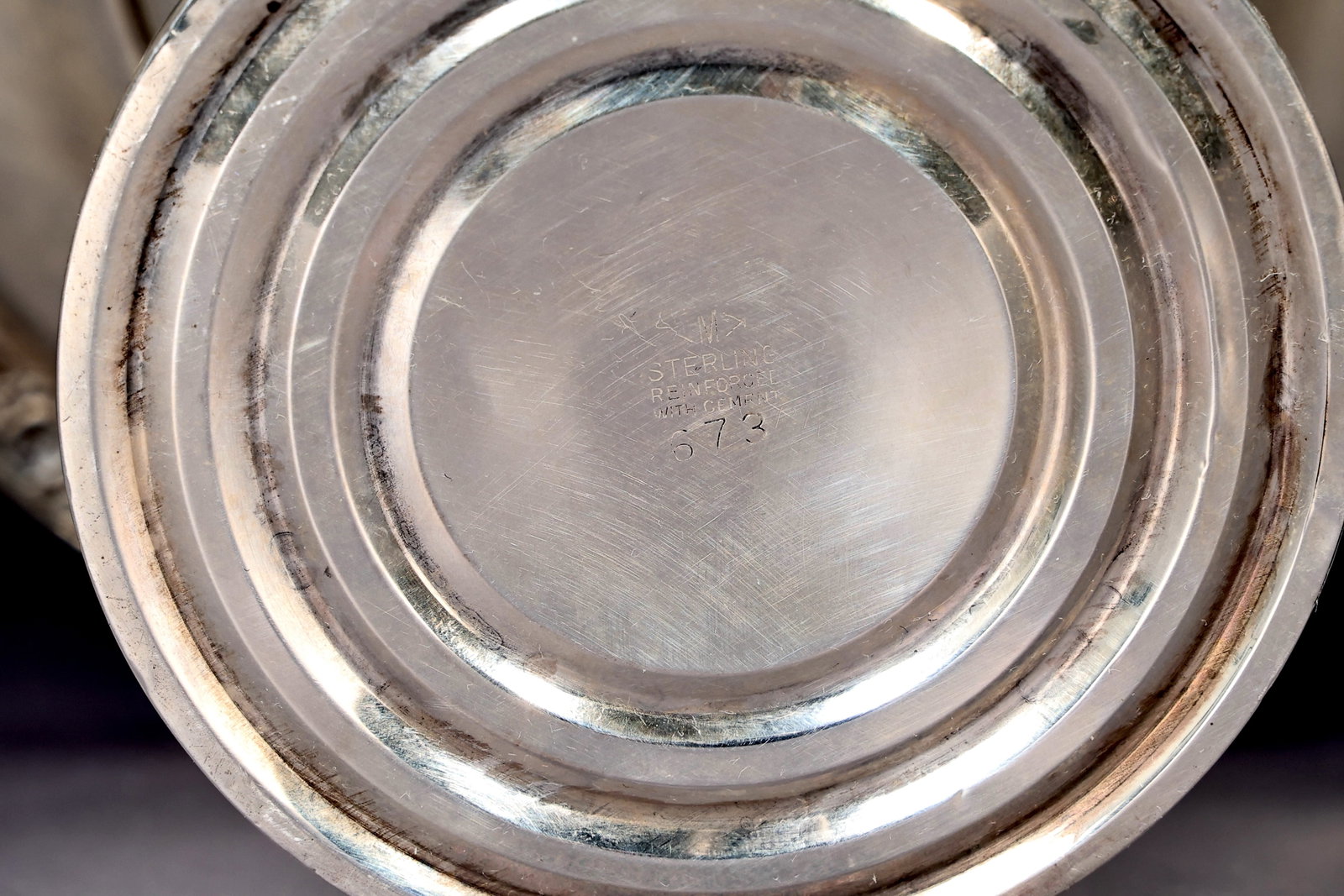 Sterling Silver Weighted Pedestal Candy Dish - 5