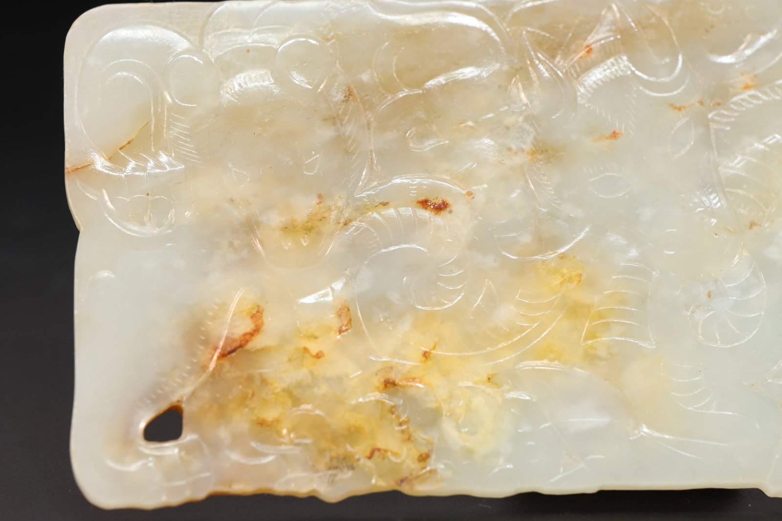 Jade Carved Beast Pattern Bi - 2