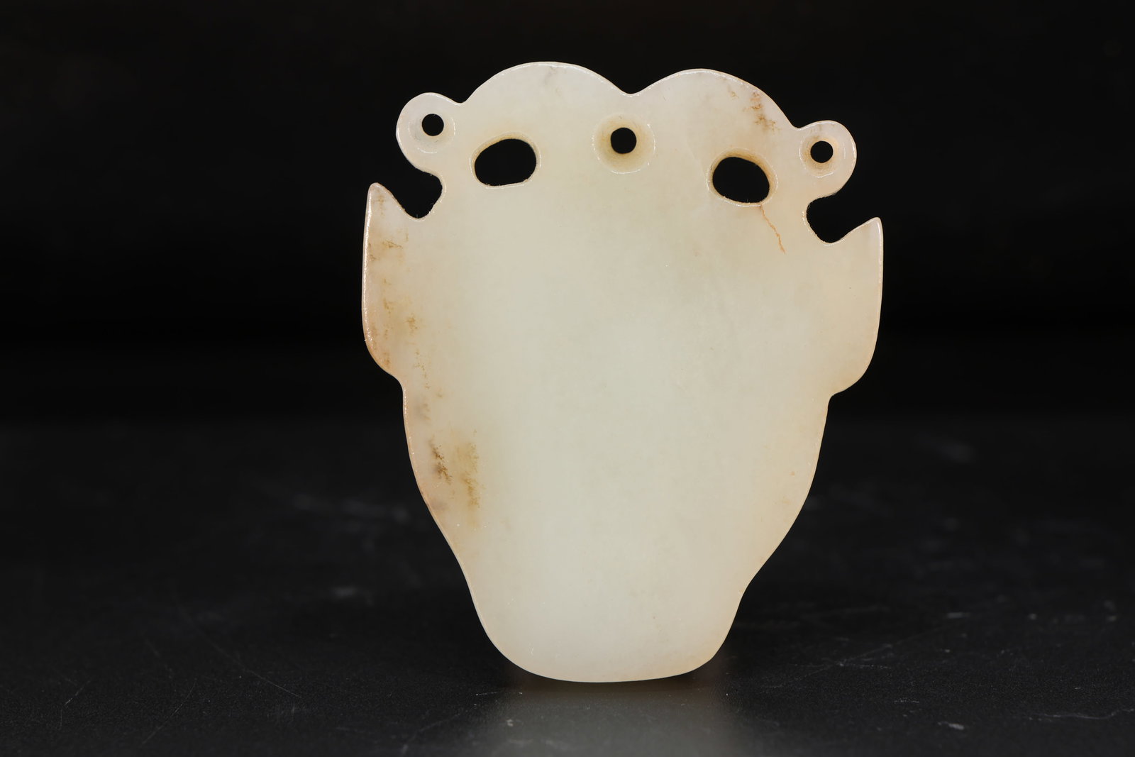 Jade Carved Beast Face Pattern Ornament - 4